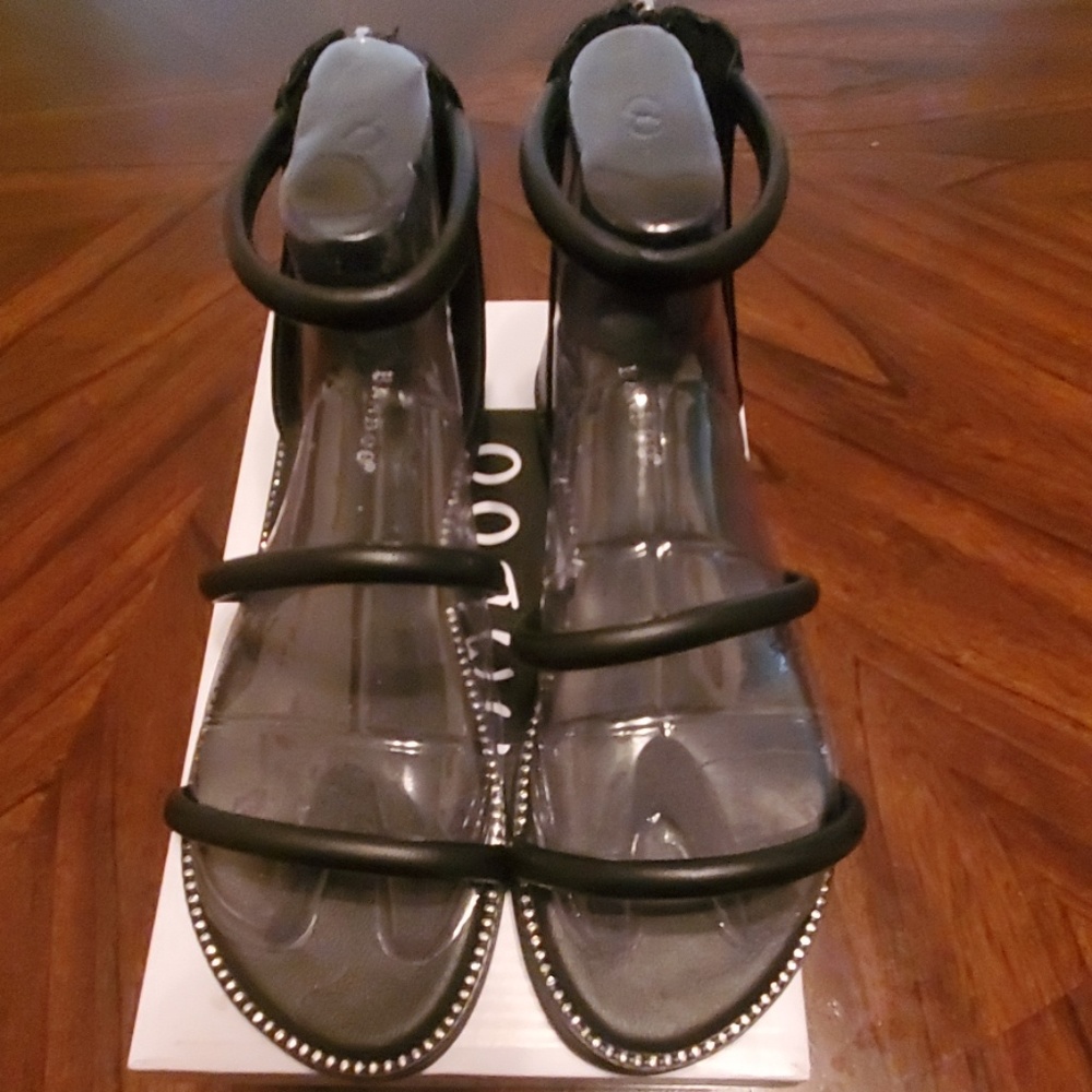 Rhinestone Flat Sandals